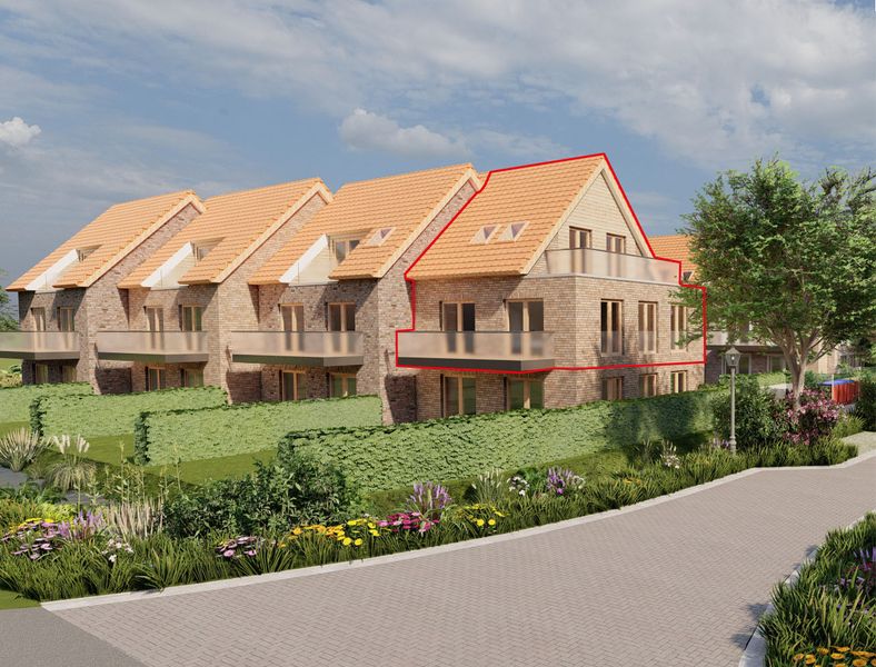 Exklusive Maisonette-Ferienwohnung im KfW-55-Neubau – inkl. Tiefgaragenstellplatz und 2 Balkone